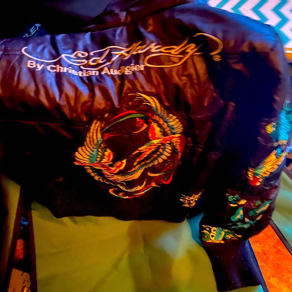 Authentic Ed Hardy/Christian Audiger Coat
